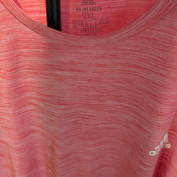 Women's 2XL Pink Shirt Adidas PRIMEGREEN AEROREADY - Picture 2 of 4